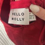 Hello Molly  Date Night At Seven Red Strappy Mini Dress Size Small 4 NWT Photo 11
