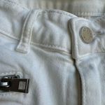 Zadig & Voltaire  Ava Denim Straight Slim Fray Ankle Jeans Judo White Size 26 Photo 5