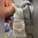 Zella Womens Medium Back Cutout Performance Yoga Active Stretch Striped purple Photo 4