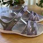 Ryka  Size 7M Adjustable Strap Sandals Purple Gray Lightweight Shoes Photo 4
