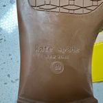 Kate Spade Women's Cece Patent Logo Slip-On T-Strap Sandals Yellow Show NEW Sz 8 Photo 9