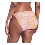 Wild Fable  Small Side Tie Bikini Bottom - Pink, orange & yellow Floral pattern​ Photo 1