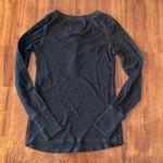 Old Navy Maternity Black Ribbed Long Sleeve Shirt Button Down Size XS EUC Photo 4