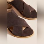 Anthropologie  Criss-Cross Heeled Sandals Brown Suede- Size EU 38 Photo 3