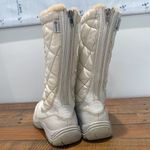 UGG Vibram Women's Snowpeak White Quilted Sheep Skin Snow Winter Boots Sz 6 Photo 3