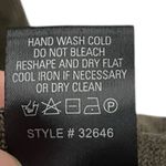 360 Sweater Italian Yarn Sweater Dresses Cut Out Sleeveless Mini Olive Linen M Green Size M Photo 6