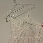 Madewell  Tiered Cover-Up‎ Dress Eyelet White Rainbow Clipdot size XS Photo 6