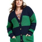 Target x La Ligne Striped Cardigan 1X Blue Photo 0