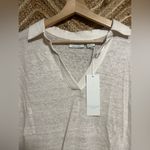 Calypso St. Barth Women's 100% Linen
V Neck Short Sleeve Blouse,Size L,NWT Photo 1