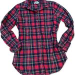 L.L.Bean Red plaid  button up shirt Photo 0