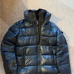 SAM. Black Down Puffer Jacket Blue Size XS Photo 1