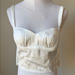 Princess Polly  White Satin Corset Top Photo 0