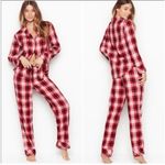 Victoria's Secret  Flannel Long plaid Pajama Set large Photo 11