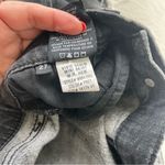 Hudson Jeans Hudson Vivid Mini Distressed Skirt Black Aged Jean Denim Skirt Size 27 Photo 7