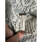 Free People  Pullover Knit Crochet Boho Sweater Size S Photo 2