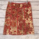 Bandolino  Skirt A-Line Paisley Print w Panel Trim-10 Photo 1