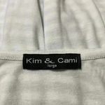 💛 navy and white striped tank top Blue Size L Photo 2