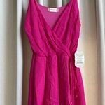 Altar'd State Altar’d State NWT hot pink wrap romper Photo 0