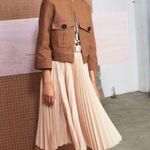 Derek Lam NWOT  Pleated Midi Skirt Size 0 fits up to a size 10 stretch waistband Photo 1