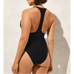 J.Crew NWT Gail One-piece Classic Sculpt Black Photo 6