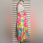 Lilly Pulitzer Brighton Halter Dress Boca Chica Floral Crochet Women's Size 8 Photo 2
