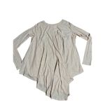 Free People Aria Trapeze Long Sleeve Top XS Misty Mink Pink Photo 9