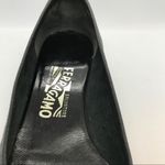 Salvatore Ferragamo  Black Leather Pump Shoes 7B Photo 1
