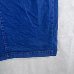 Cherokee Blue Denim Cotton Maxi Skirt Tie Waist Pockets Vintage Size 10 Photo 3