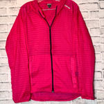 Karhu‎ Fuchsia Hooded Jacket size large bright pink hooded pocket warm up jacket Photo 0