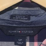 Tommy Hilfiger  | Navy Plaid Classic Fit Shirt Photo 7
