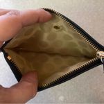 Kate Spade Black Floral Laser Cut Minimalist Coastal Preppy Old Money Wristlet Photo 2