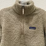 Patagonia Los Gatos 1/4 Zip Fleece Jacket in Dark Beige Size S Photo 3