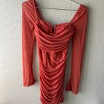 Hello Molly LONG SLEEVE MESH MINI DRESS Photo 1