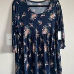 Aglow Maternity Blouse Blue Size undefined Photo 0