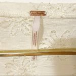 Free People  Size XS Cream Lace Peplum‎ Half Sleeve Square Neck Romantic Blouse Photo 5