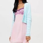 Urban Outfitters  Dina Cardigan NWT Size S - Light Blue Photo 3