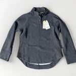 prAna ‎ FROZEN FALLS SWEATER WOMEN'S Charcoal Wool L Outdoors  Hiking $ 155 NWT Photo 6