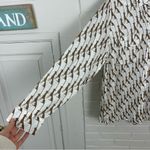 Chico's Chico’s Leopard Animal Patterned Button Down Shirt Size L Photo 7