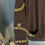 Vintage 1990’s Black Cardigan with Yellow Accents Photo 3