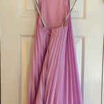 Monique Lhuillier pleated pink dress Photo 2