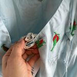 FANM MON Fanm Mon Demre Dress Size Medium New Blue Photo 8