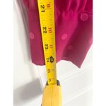 NWT J. Crew Polka Dot Chiffon V Neck Long Sleeve Hot Pink Blouse Sz L Size L Photo 10