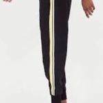 ZARA Pull On Striped Leg Crop
Jogger Pant L Black Cream Pockets Active Lounge Photo 1