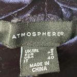 Atmosphere  Navy Velour Drawstring Dress Pants 4 Photo 1