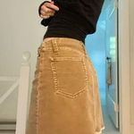 Tommy Hilfiger Tommy Jeans Vintage Y2K Corduroy Mini Skirt Size 5 Camel Photo 2