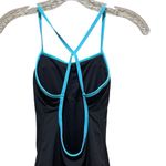 Beautikini Period Swimwear Racerback One Piece Bathing Suit Black Blue Size XS Photo 5