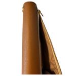 Michael Kors Studded Jet Set Travel Continental Wallet Brown MK Logo Photo 3