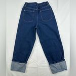 Kate Spade  Women's High-Rise Straight Leg Wide Cuff Jeans - Size: 2 Denim Blue Photo 2