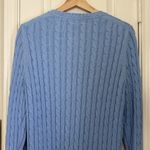 Ll bean cotton cableknit cardigan Blue Size M Photo 7