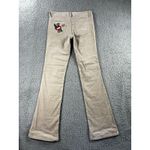 Toui Jeans Women Juniors 3 Floral Embroidered Corduroy Flare Leg Pants‎ Size 23 Photo 1